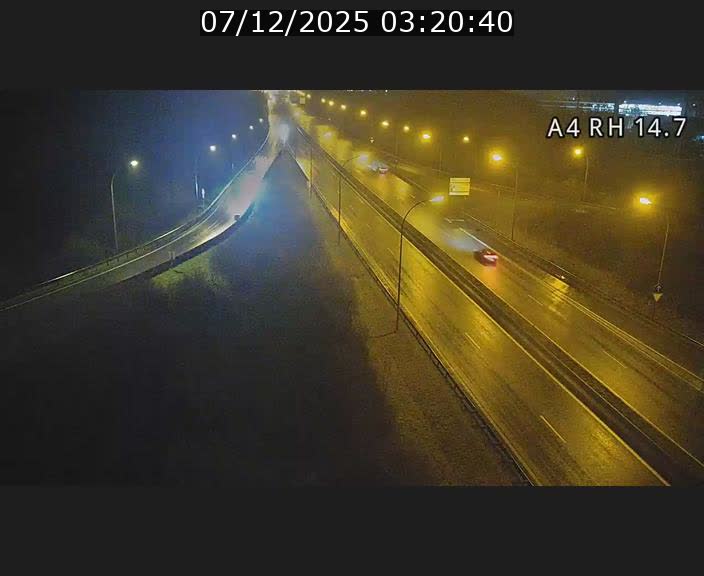 Traffic live webcam Luxembourg Jonction Lankelz - A4 - BK 14.7 - direction Luxembourg