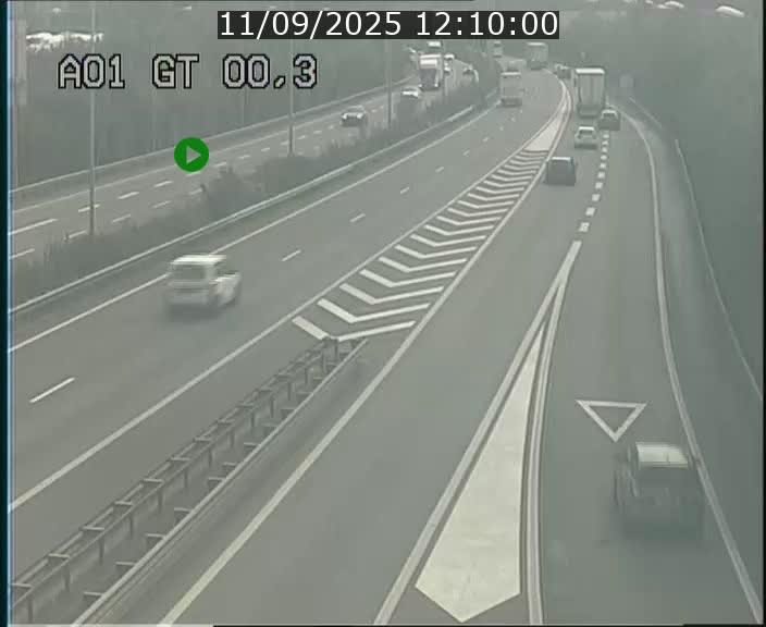 Traffic live webcam Luxembourg Croix de Gasperich - A1 direction Kirchberg - BK 0.3