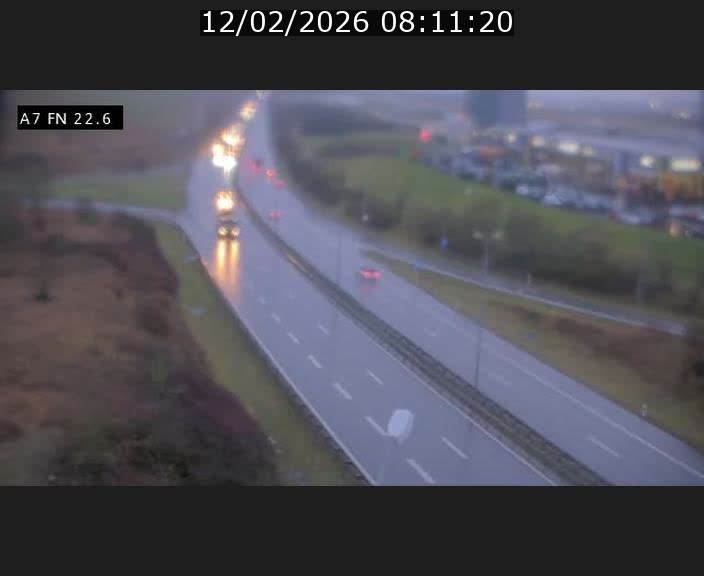 Caméra trafic Luxembourg - A7, Colmar-berg direction Mersch