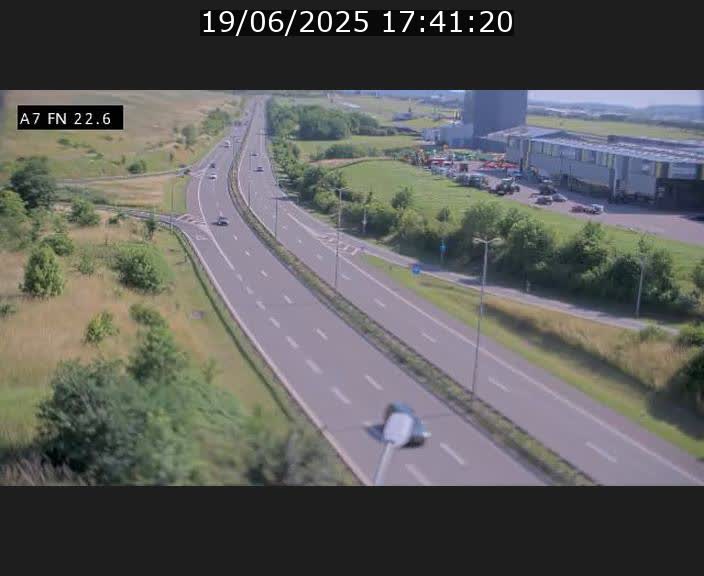 Caméra trafic Luxembourg - A7, Colmar-berg direction Mersch
