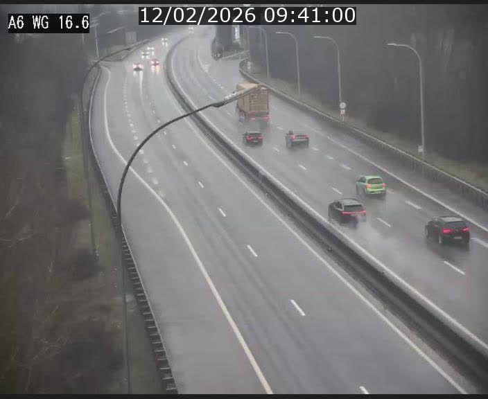 Traffic live webcam Luxembourg Aire de Capellen - A6 - BK 16.6 - direction Luxembourg/France/Allemagne
