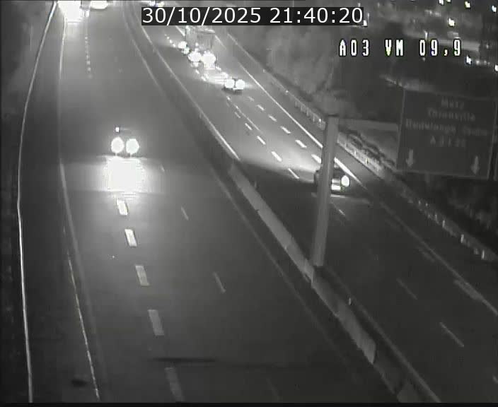 Webcam Autoroute à la Croix de Bettembourg - A3 - BK 9.9 - direction France