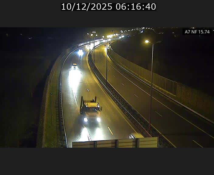 Caméra trafic Luxembourg - A7, Tunnel Mersch, entrée nord, direction Lorentzweiler