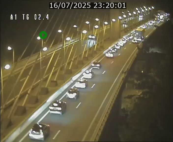 Traffic live webcam Luxembourg Sandweiler - A1 direction Luxembourg-ville - BK 2.4
