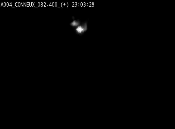 Webcam à hauteur de Conneux sur l'E411 en direction du sud de la Belgique