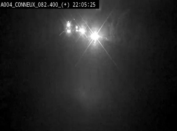 Webcam à hauteur de Conneux sur l'E411 en direction du sud de la Belgique