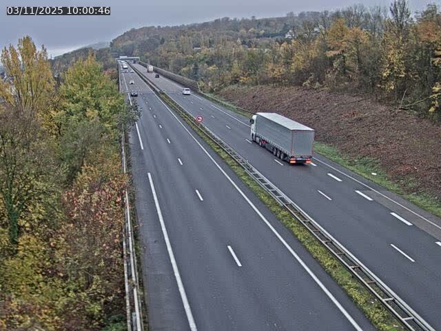 Caméra autoroute France - A30, Hayange direction Metz