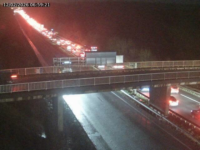 Caméra autoroute France - A31, Zoufftgen direction Luxembourg-ville, à la frontière entre la France et le Luxembourg