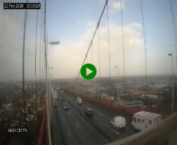 Webcam autoroute sur le périphérique de Bordeaux (A630) au nord de la ville. Caméra située sur le Pont d'Aquitaine.