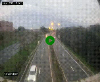 Webcam située à la Rochelle, à la fin de la N237 avant l'accès au péage du Pont de l'Île-de-Ré