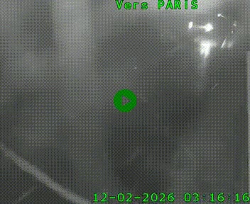 Caméra routière sur l'autoroute A20 à Saint-Hilaire-Bonneval, au sud de Limoges. Vue orientée vers Paris