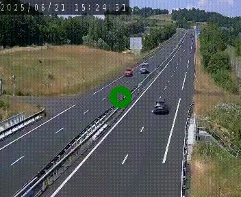 Caméra autoroutière France - A75, Coren, en direction de Montpellier