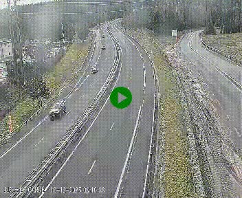 Caméra autoroute A75 à hauteur du col du rocher blanc en direction de Montpellier