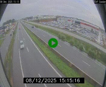 Webcam sur la N165 à hauteur de Caudan, dans le Morbihan.