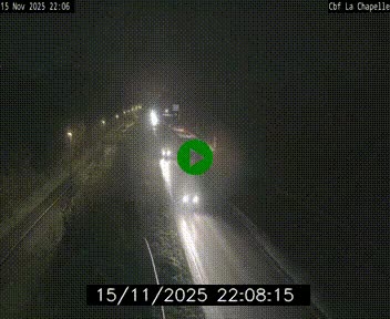 Webcam sur le périphérique de Nantes (N844) à hauteur de Porte de la Chapelle, au nord de la ville