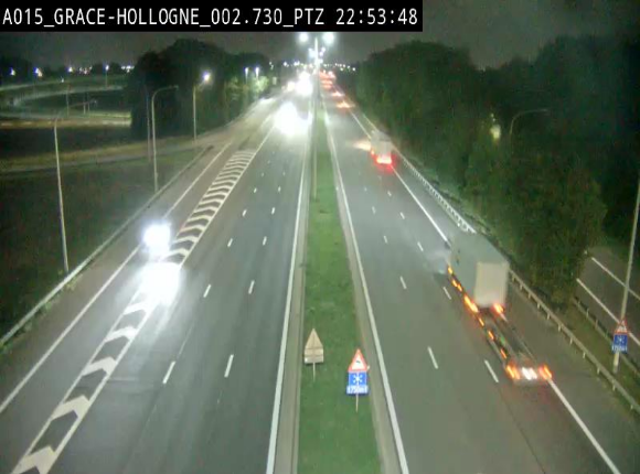 Caméra trafic Belgique - Grâce-Hollogne - E42, jonction avec A604, direction Loncin/Aéroport de Liège -  BK 3.2