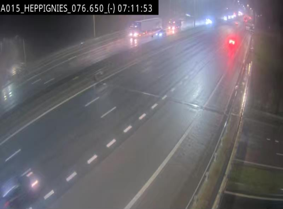Webcam autoroute Belgique - Heppignies - E42 direction Namur - BK 76.4