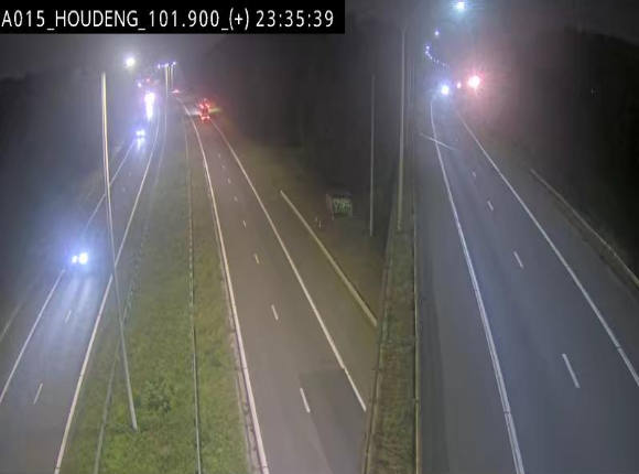 Webcam autoroute Belgique - Houdeng-Goegnies - Jonction E19/E42 direction Tournai/Mons - BK 101.85