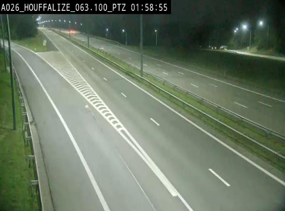 Caméra autoroute Belgique - Houffalize, E25 direction Liège