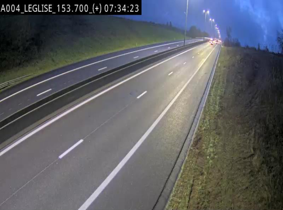 Webcam autoroute E411 à hauteur de Léglise, en direction de Luxembourg