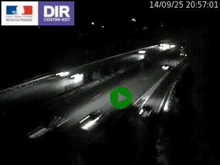 Webcam sur la Nationale 201 à hauteur de la sortie Chambéry-Nord, avant à la jonction entre l'A41 et l'A43, en direction de Lyon
