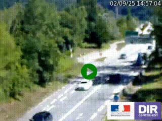 Webcam info trafic à proximité de Vizille sur la N85, au niveau du point de vue du Saut du Moine à Champagnier