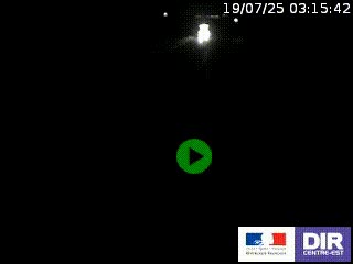 Webcam routière sur la RN7 à hauteur de Toulon-sur-Allier, entre Moulins et Vichy