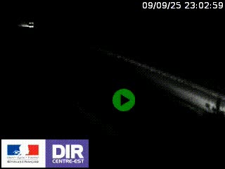 Webcam au niveau du col de Bois Clair à hauteur de Cluny sur la N79. Vue orientée vers Mâcon