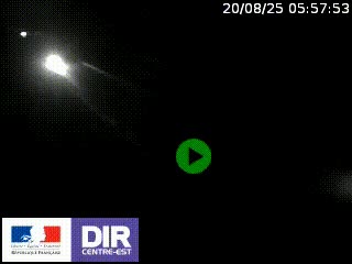 Webcam au niveau du col de Bois Clair à hauteur de Cluny sur la N79. Vue orientée vers Mâcon