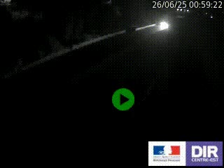 Caméra autoroutière sur l'A47 à hauteur de Givors, a proximité de Lyon. La webcam est orientée vers Lyon