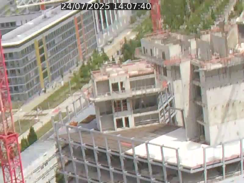Webcam sur l'avenue John Fitzgerald Kennedy (N51) avec vue orientée vers le Findel