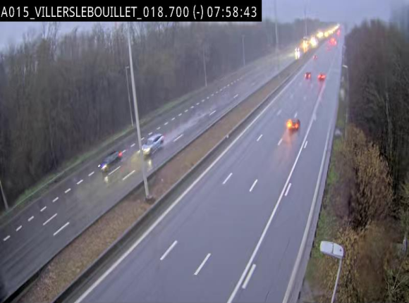 Webcam autoroute Belgique - Villers-le-Bouillet - E42 direction Liège - BK 18.7