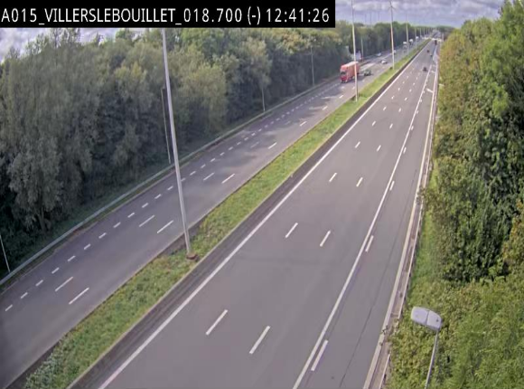 Webcam autoroute Belgique - Villers-le-Bouillet - E42 direction Liège - BK 18.7