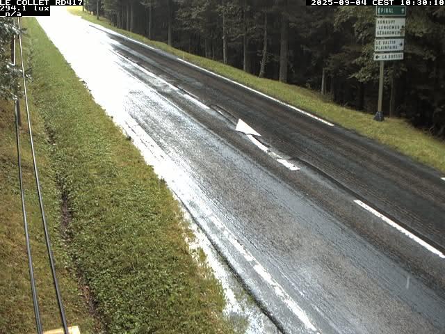 Caméra du Collet sur la route de Colmar (D417)