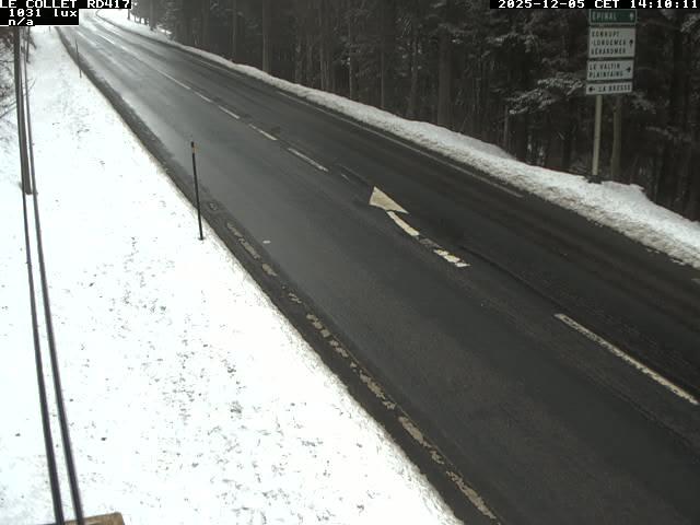 Caméra du Collet sur la route de Colmar (D417)