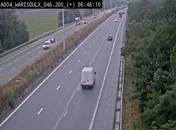 Webcam autoroute Belgique - Warissoulx - E411 - BK 46.2