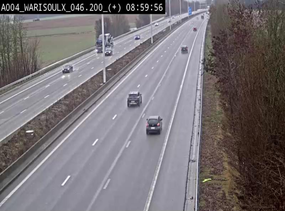 Webcam autoroute Belgique - Warissoulx - E411 - BK 46.2