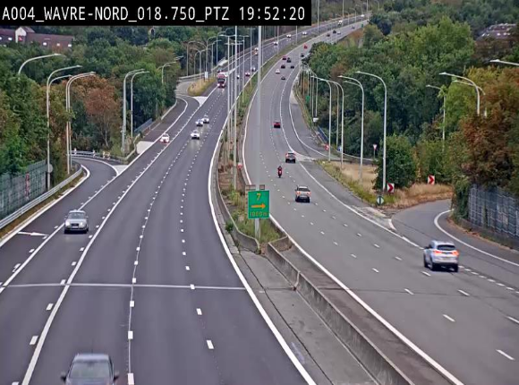 Webcam traffic E411(A4) - BK 18.7 - Bierges (Wavre Nord)