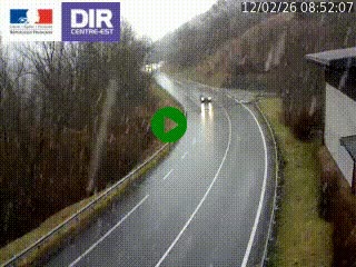 Caméra trafic sur la N90 à Bourg-Saint-Maurice, en provenance d'Aoste et en direction d'Albertville
