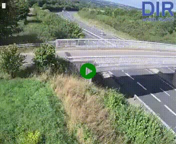 Webcam sur A84 à hauteur de Pont-Farcy, au niveau du pont autoroutier sur la Vire, au sud de Saint-Lô