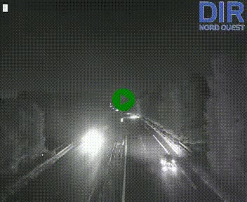 Webcam sur le périphérique de Caen (N814) à l'est de la ville, à Mondeville hauteur de la sortie 2, Presqu'île-Rives de l'Orne, au bout de l'autoroute A13