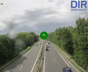 Webcam sur le périphérique de Caen (N814) à l'est de la ville, à Mondeville hauteur de la sortie 2, Presqu'île-Rives de l'Orne, au bout de l'autoroute A13