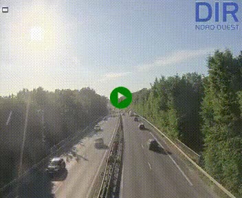 Webcam sur le périphérique de Caen (N814) à l'est de la ville, à Mondeville hauteur de la sortie 2, Presqu'île-Rives de l'Orne, au bout de l'autoroute A13