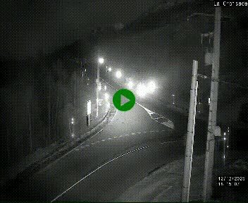 Webcam au carrefour de la croisade, à la jonction entre la N22 et la N320, avant le poste de douane franco-andorrane. Webcam à 1790 mètres d'altitude