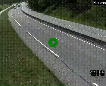 Webcam Ax-les-Thermes sur N20, en direction d'Andorre