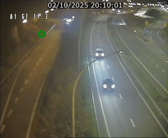 Traffic live webcam Luxembourg Senningerberg - A1 direction Allemagne - BK 11.3