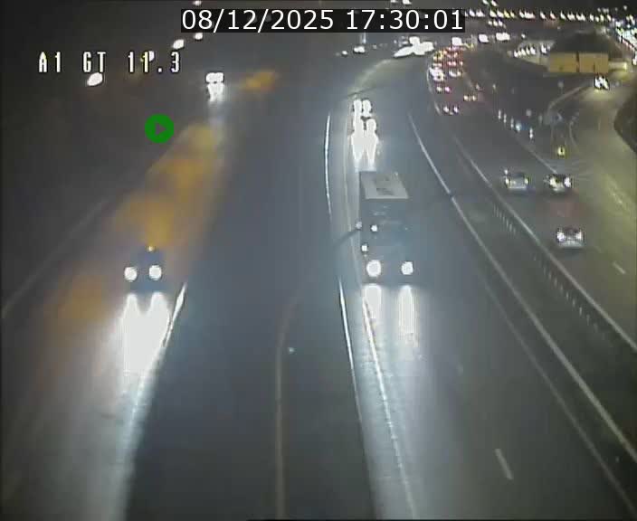 Traffic live webcam Luxembourg Senningerberg - A1 direction Allemagne - BK 11.3