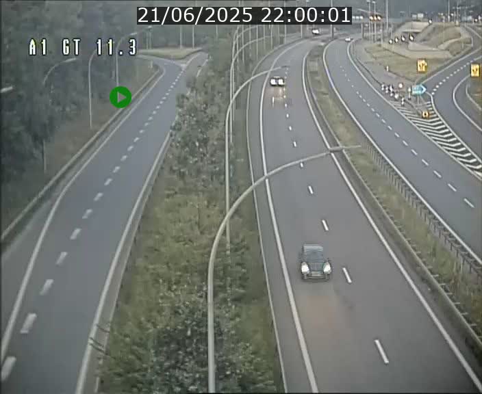 Traffic live webcam Luxembourg Senningerberg - A1 direction Allemagne - BK 11.3