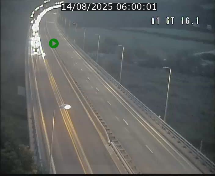 Traffic live webcam Luxembourg Niederanven - A1 direction Allemagne - BK 16.1