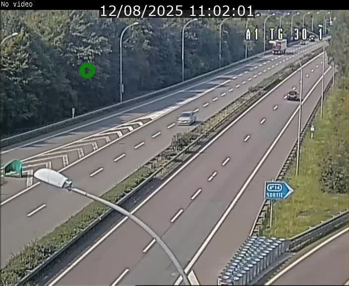 Traffic live webcam Luxembourg Grevenmacher - A1 direction Luxembourg - BK 30.1